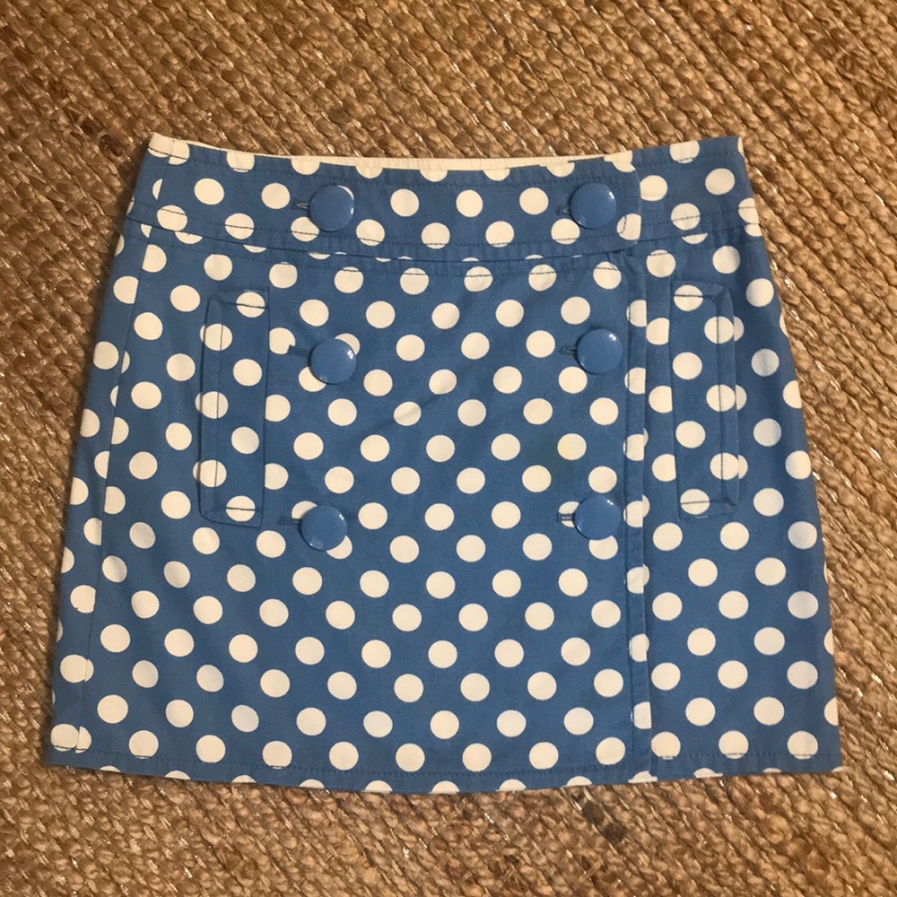 J Crew polka dot skirt!!